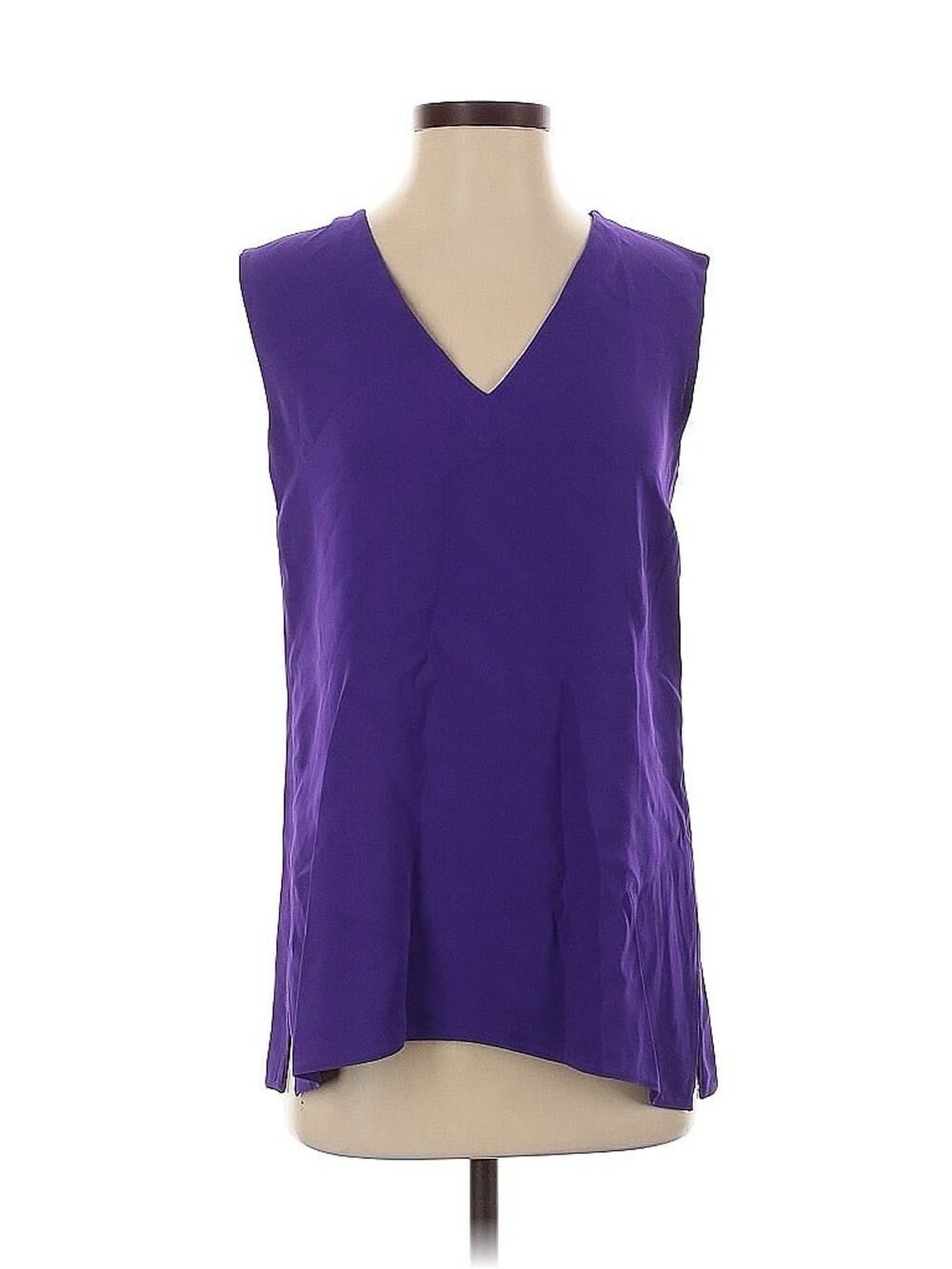 Ralph Lauren Purple Label V Neck Sleeveless Top 6